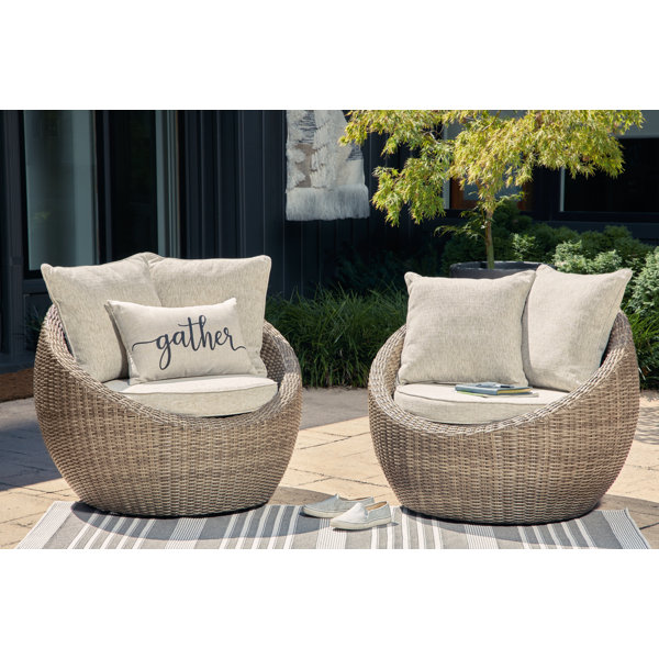 Hampton Swivel Egg Patio Chair Wayfair